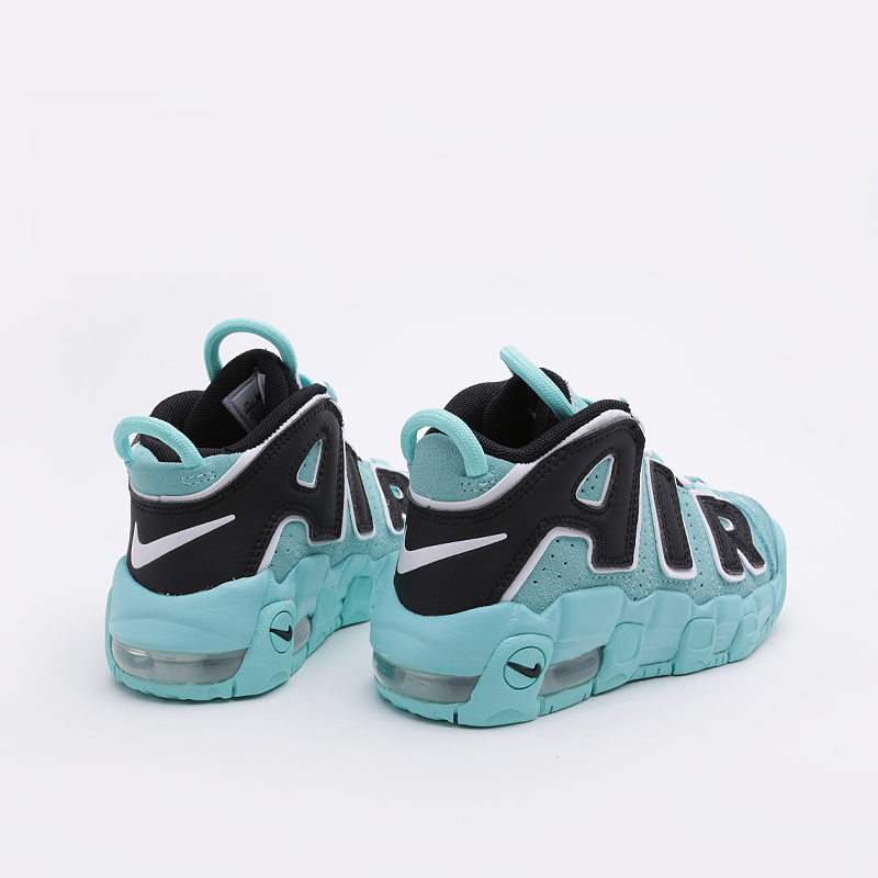 детские голубые кроссовки Nike Air More Uptempo PS AA1554-403 - цена, описание, фото 4